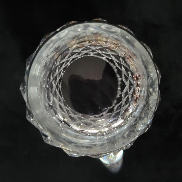 Small Vintage Val St. Lambert Crystal Imperial Glass Pitcher 6'' , 16 fl oz - Picture 6 of 7